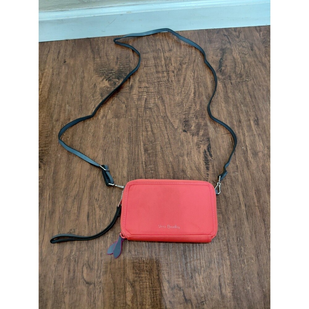 Vera Bradley Midtown RFID All In One Coral Reef Crossbody